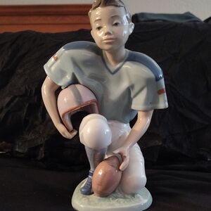 Lladro Blue and White Art Sculpture